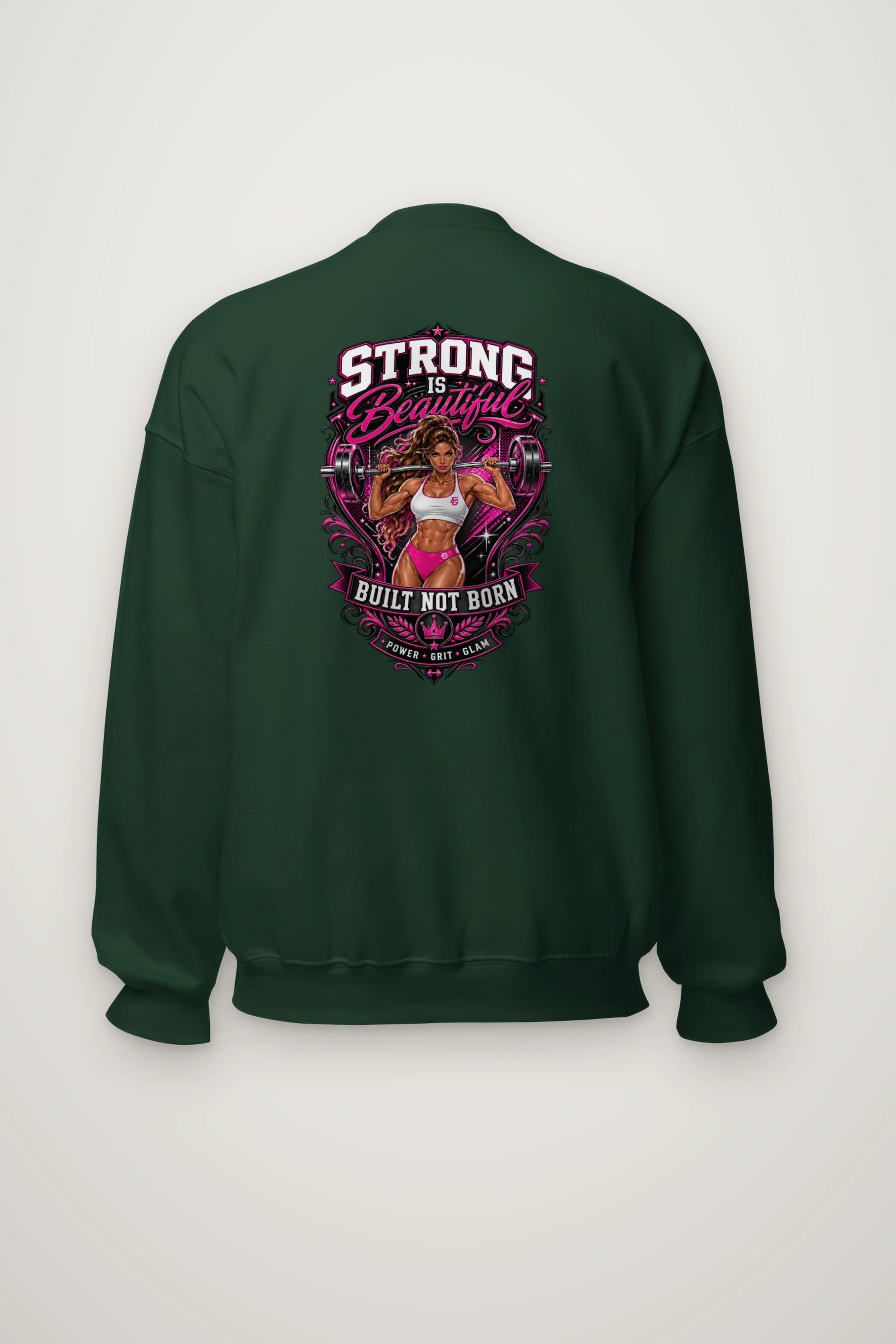 "Strong Is Beautiful" Heavy Blend Unisex Crewneck Sweatshirt