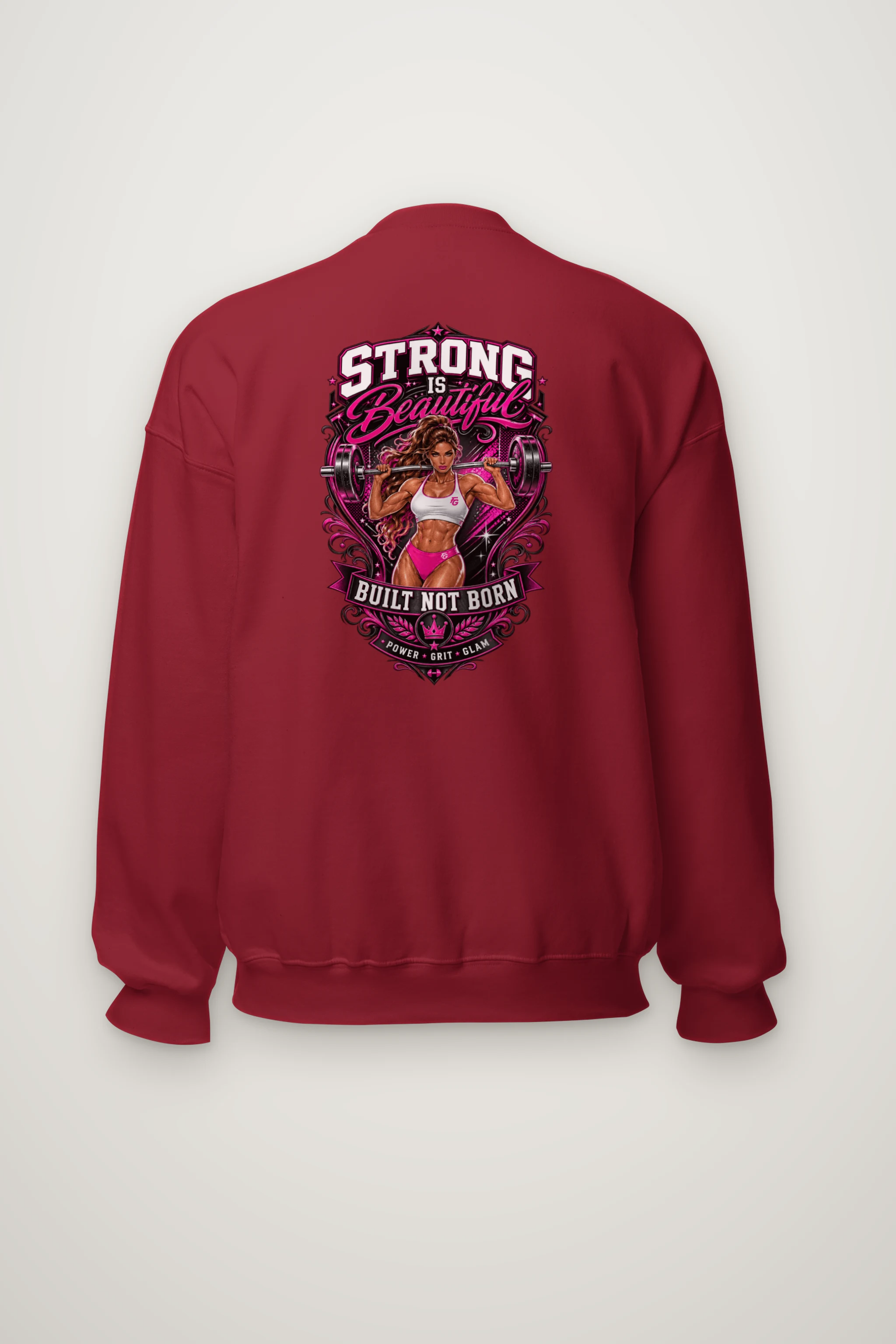 "Strong Is Beautiful" Heavy Blend Unisex Crewneck Sweatshirt