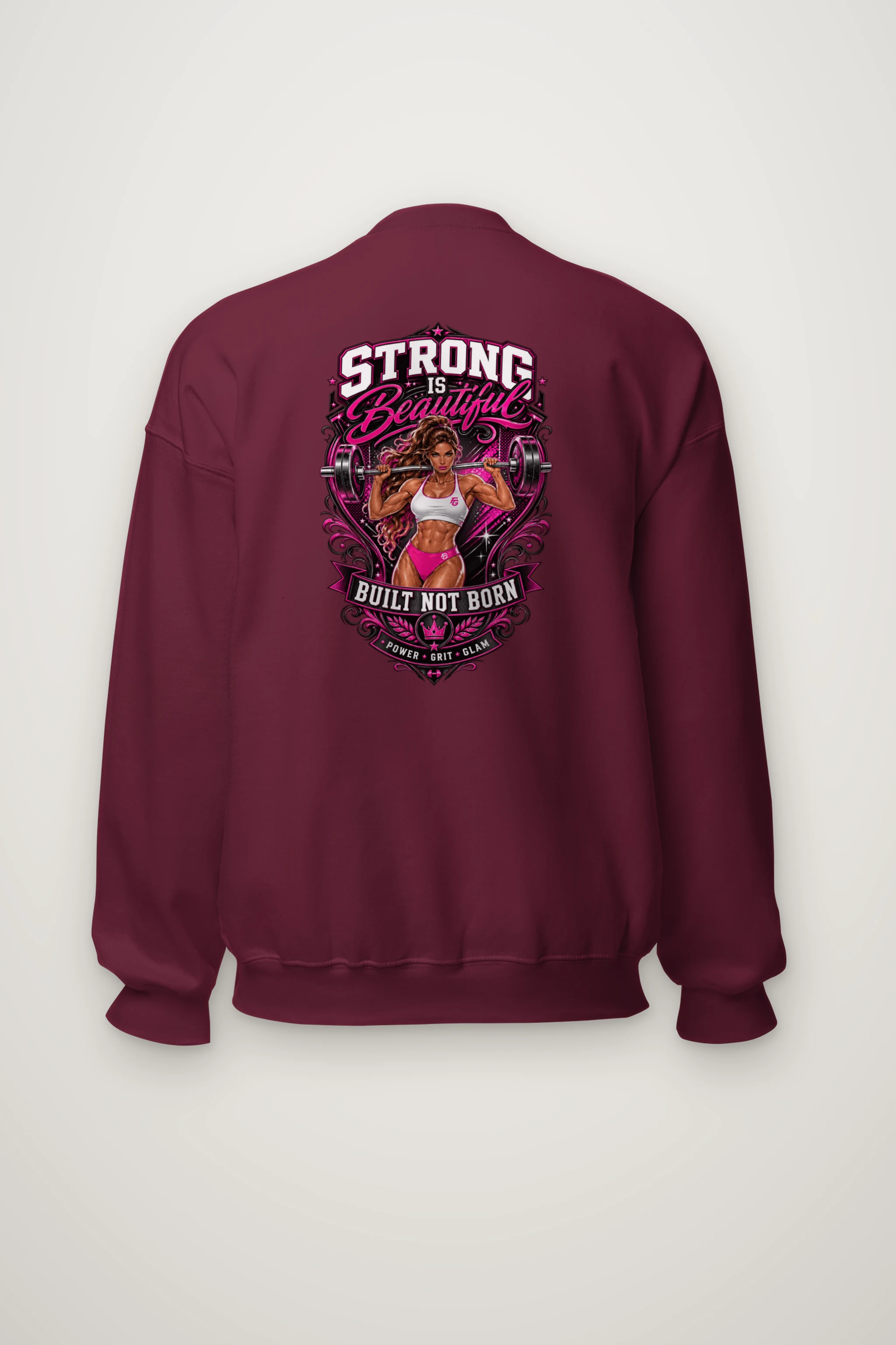"Strong Is Beautiful" Heavy Blend Unisex Crewneck Sweatshirt