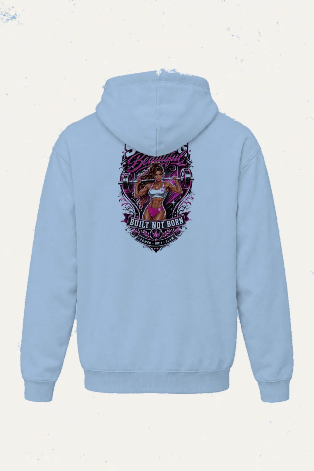 "Strong Is Beautiful" Heavy Blend Unisex Pullover Hoodie | Gildan 18500