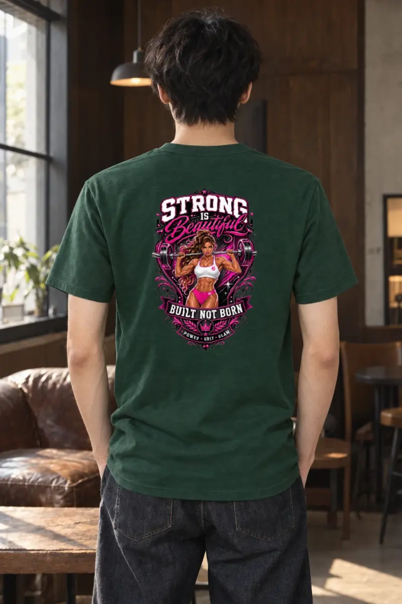 "Strong Is Beautiful" Heavyweight Unisex Crewneck T-shirt