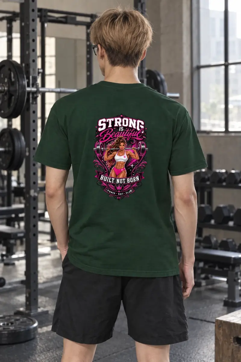 "Strong Is Beautiful" Heavyweight Unisex Crewneck T-shirt
