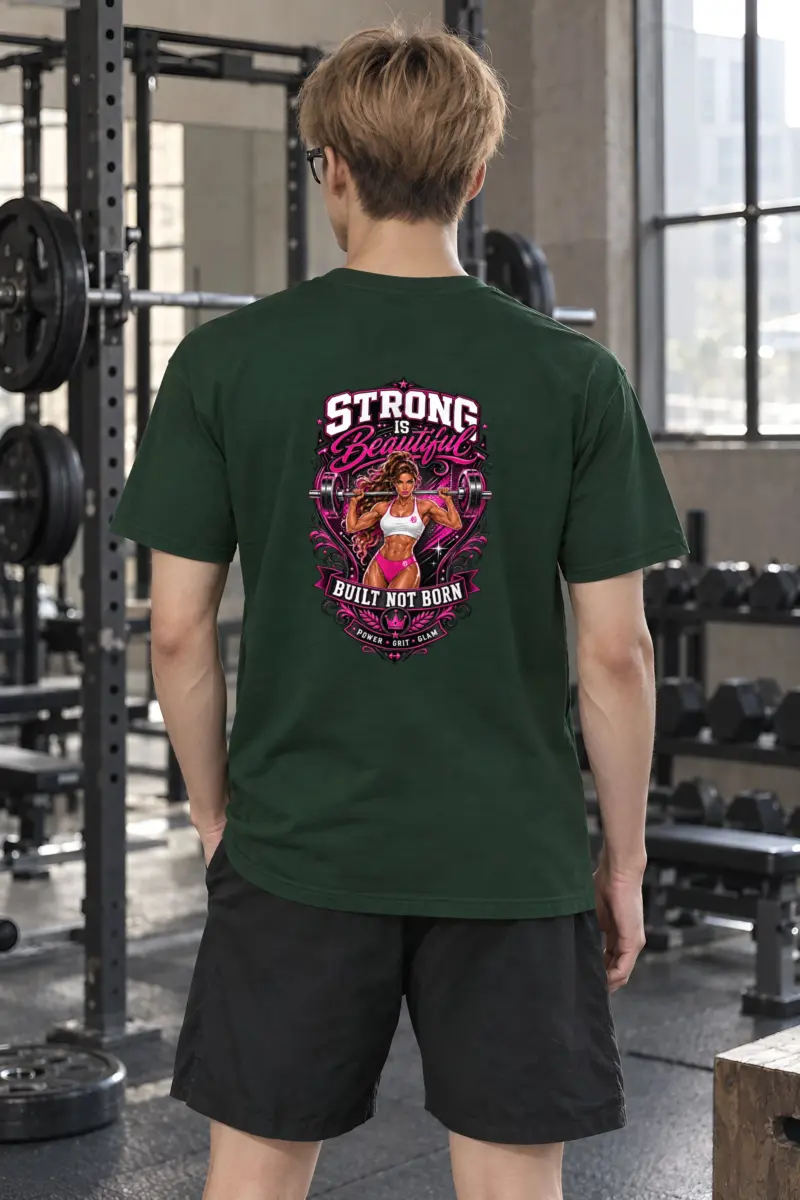 "Strong Is Beautiful" Heavyweight Unisex Crewneck T-shirt
