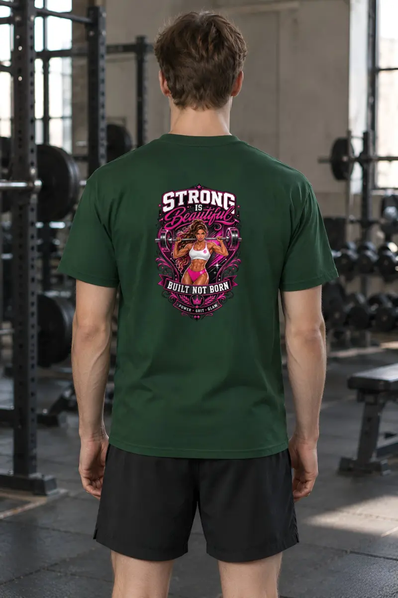 "Strong Is Beautiful" Heavyweight Unisex Crewneck T-shirt