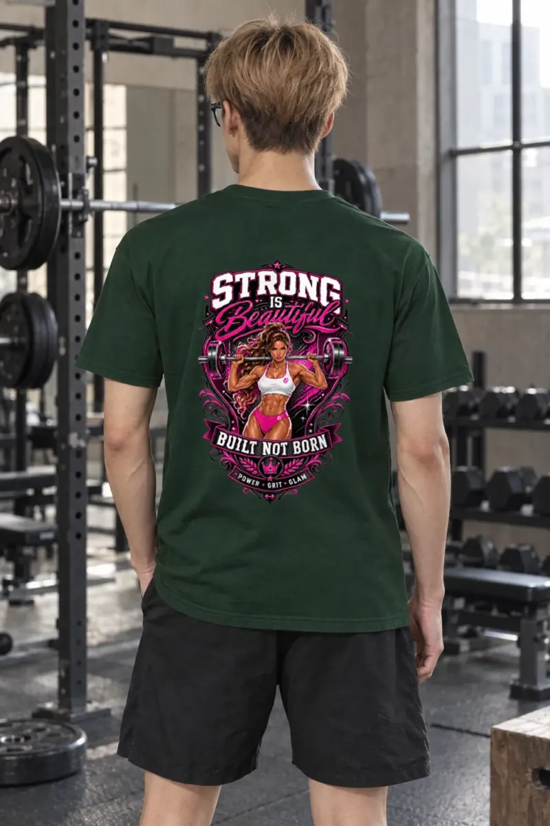 "Strong Is Beautiful" Heavyweight Unisex Crewneck T-shirt