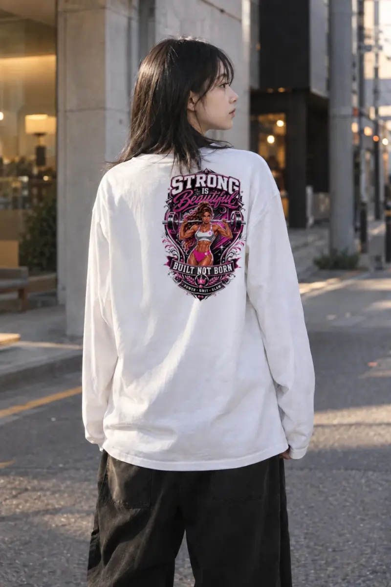 "Strong Is Beautiful" Unisex Longsleeve T-shirt | Gildan 2400
