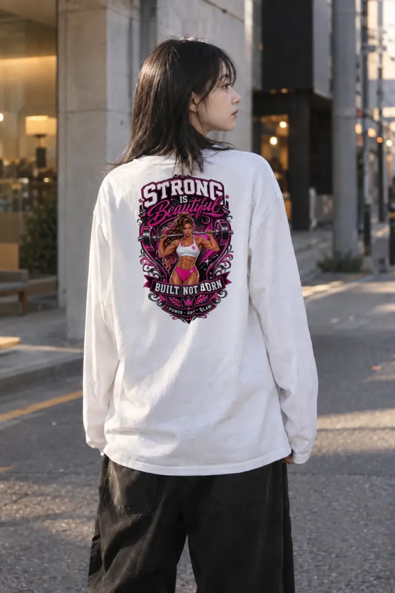 "Strong Is Beautiful" Unisex Longsleeve T-shirt | Gildan 2400