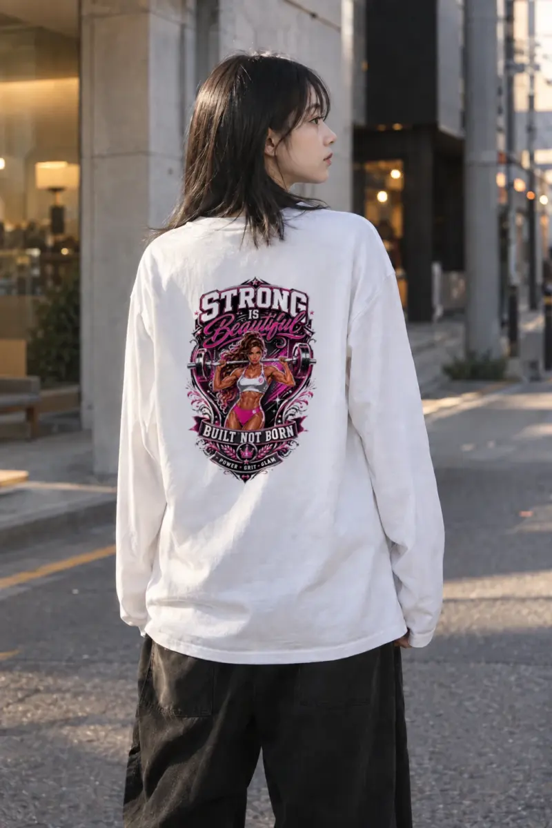 “Strong Is Beautiful” Unisex Longsleeve T-shirt | Gildan 2400