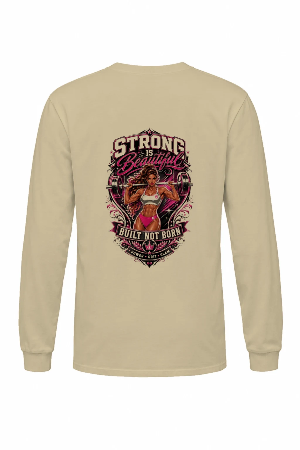 "Strong Is Beautiful" Unisex Longsleeve T-shirt | Gildan 2400
