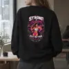 "Strong Is Beautiful" Unisex Sponge Fleece Crewneck Sweatshirt | Bella + Canvas 3901