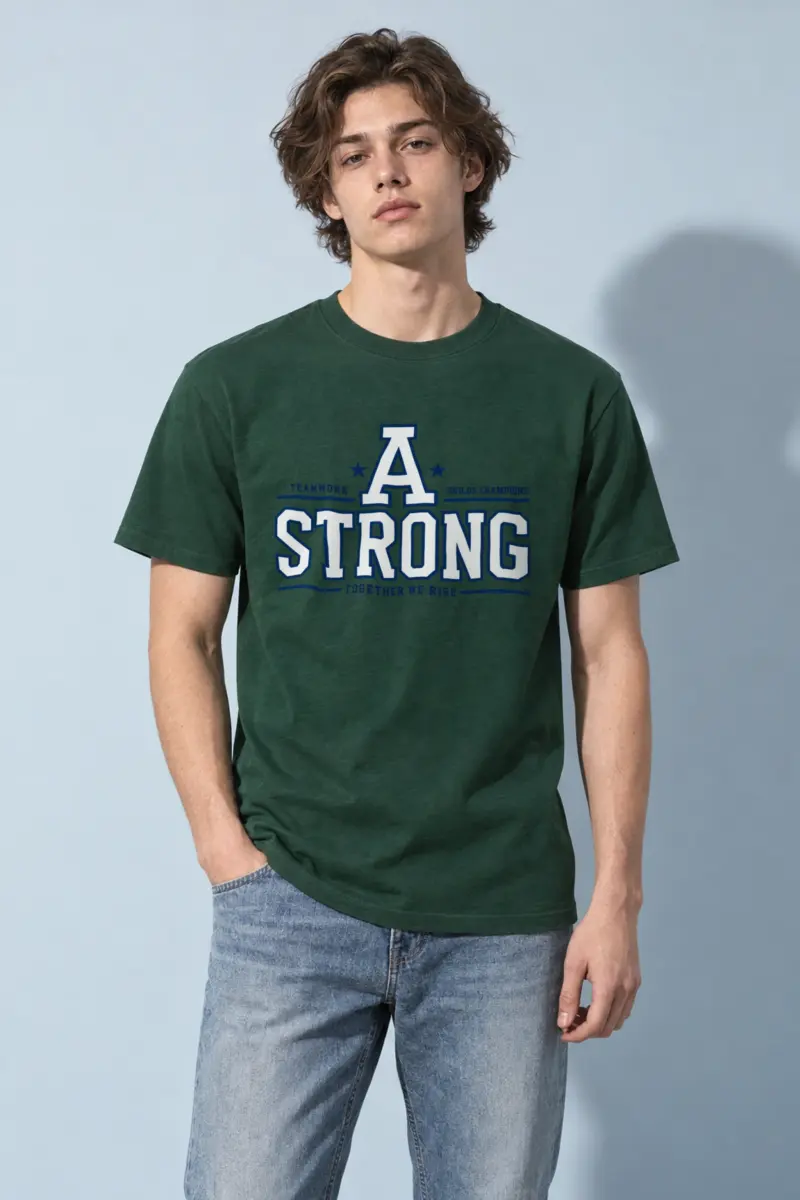 "Strong Together" Heavyweight Unisex Crewneck T-shirt