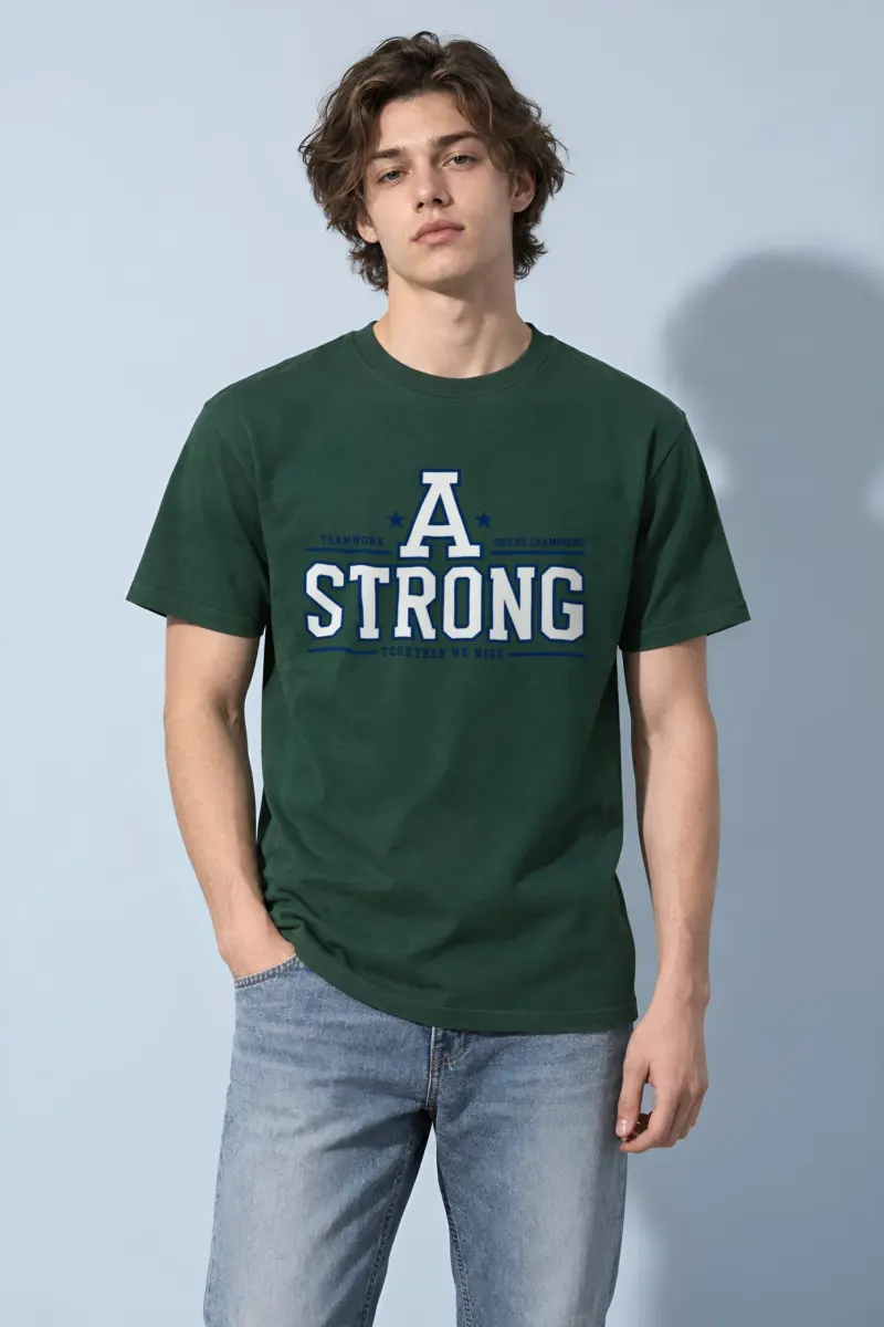 "Strong Together" Heavyweight Unisex Crewneck T-shirt