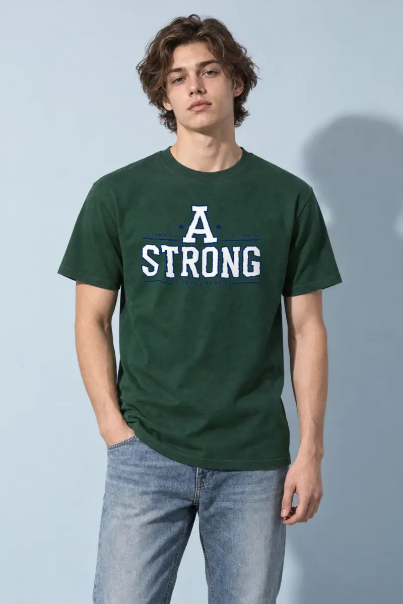 "Strong Together" Heavyweight Unisex Crewneck T-shirt
