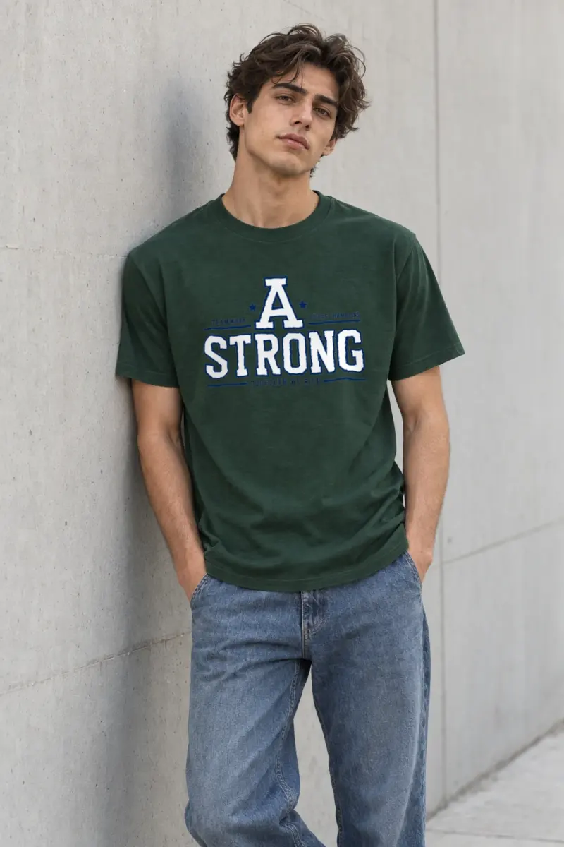 "Strong Together" Heavyweight Unisex Crewneck T-shirt | Gildan 5000
