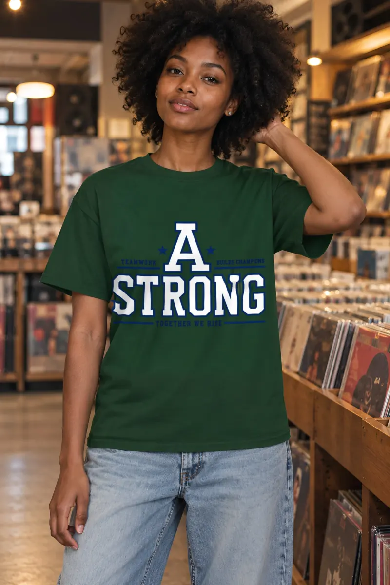 "Strong Together" Heavyweight Unisex Crewneck T-shirt
