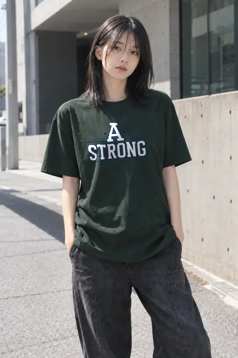 "Strong Together" Heavyweight Unisex Crewneck T-shirt | Gildan 5000