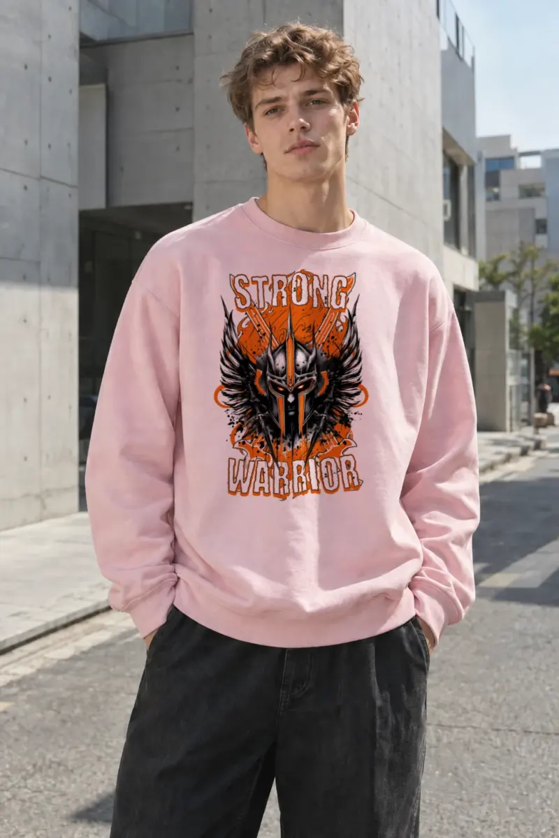 "Strong Warrior" Heavy Blend Unisex Crewneck Sweatshirt | Gildan 18000