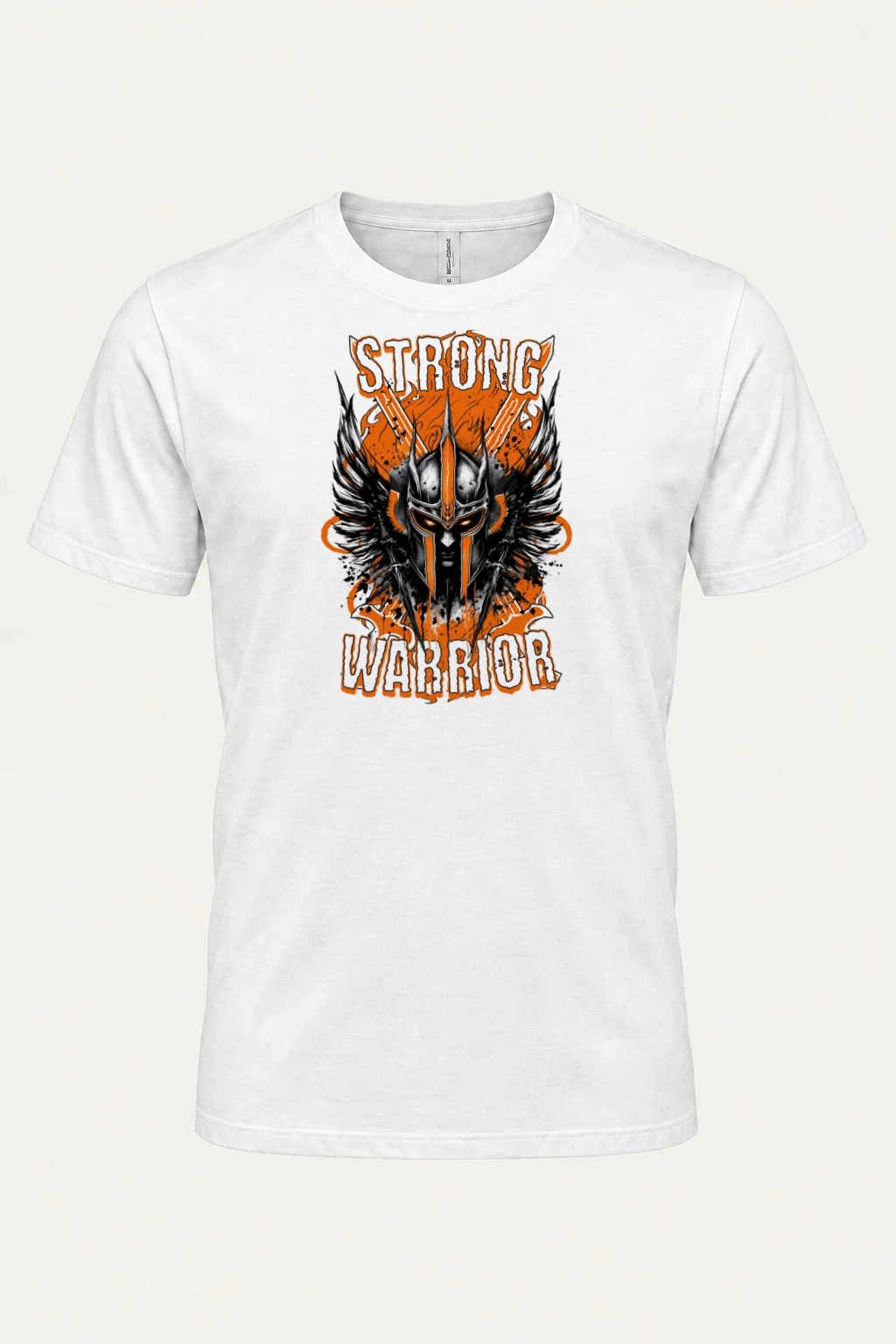 "Strong Warrior" Heavyweight Unisex Crewneck T-shirt | Gildan 5000