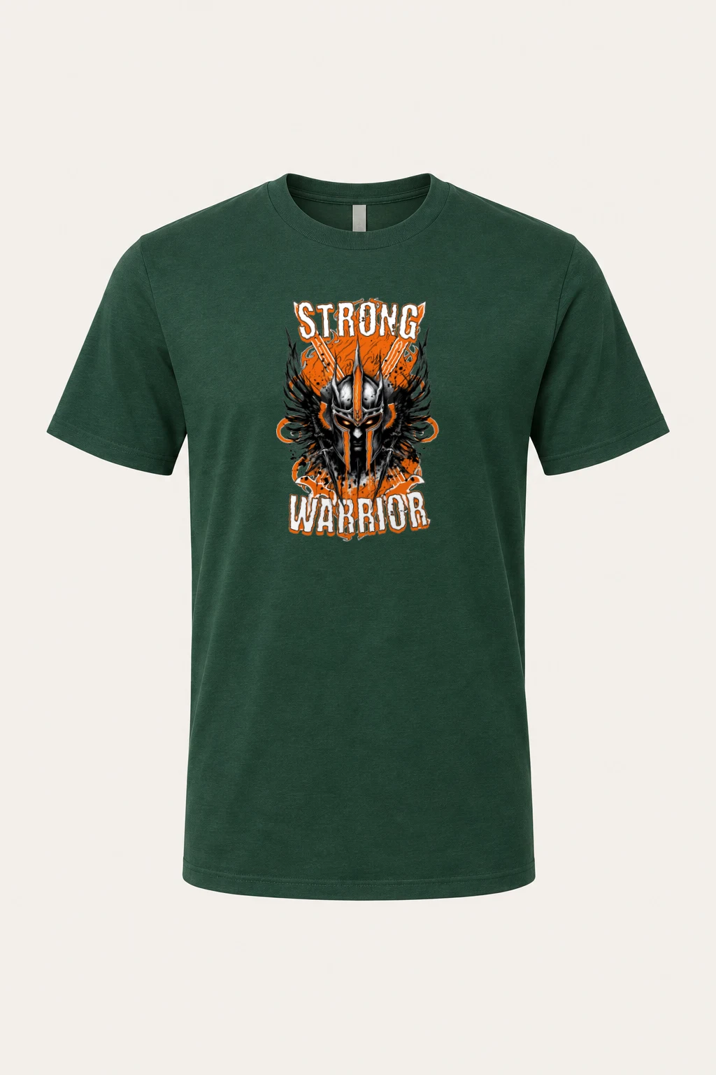 "Strong Warrior" Heavyweight Unisex Crewneck T-shirt | Gildan 5000