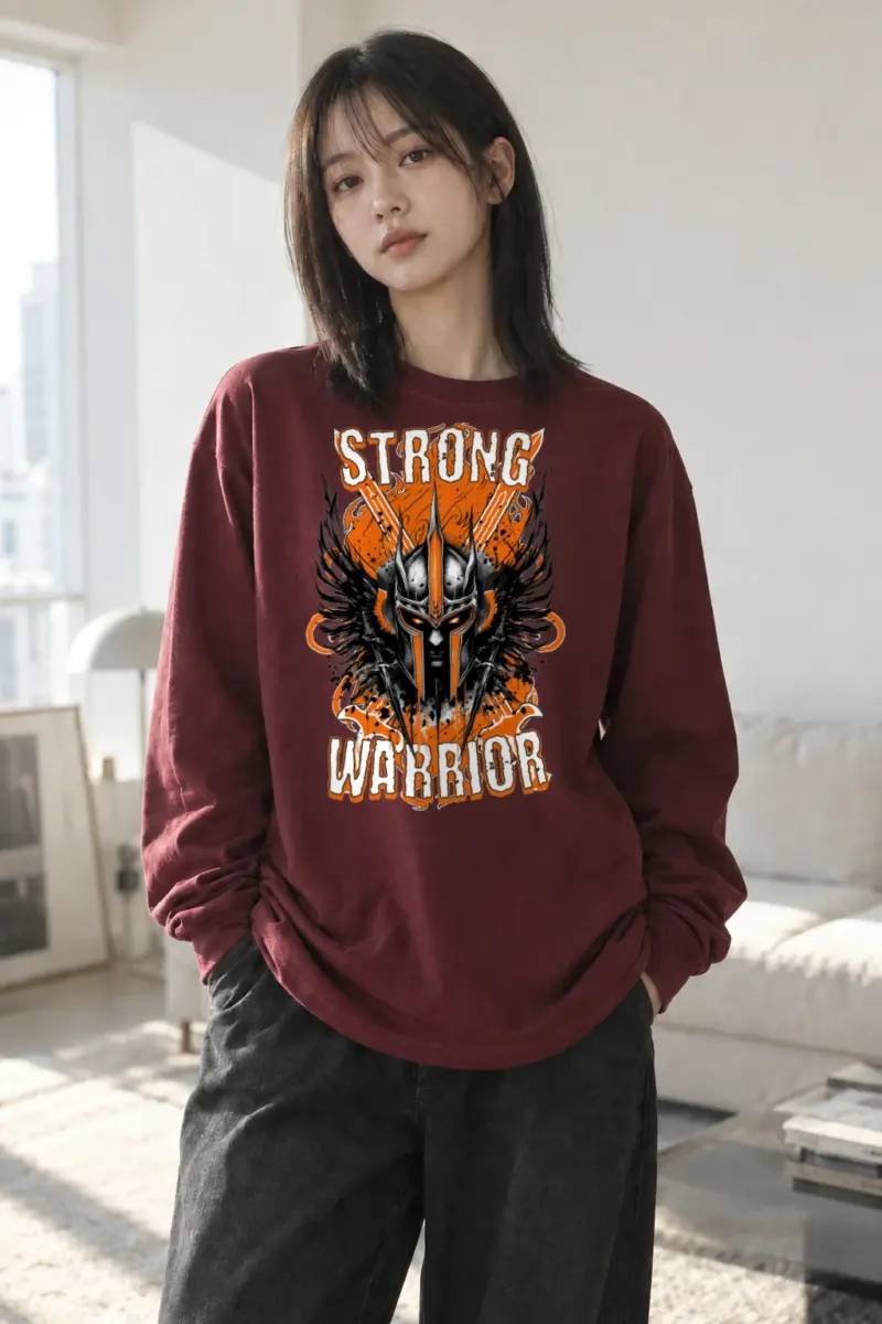 "Strong Warrior" Unisex Longsleeve T-shirt | Gildan 2400