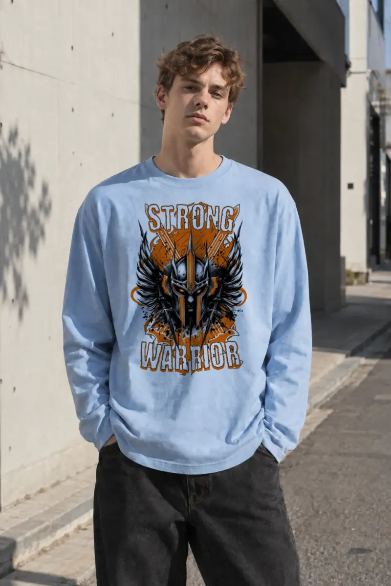“Strong Warrior” Unisex Longsleeve T-shirt | Gildan 2400
