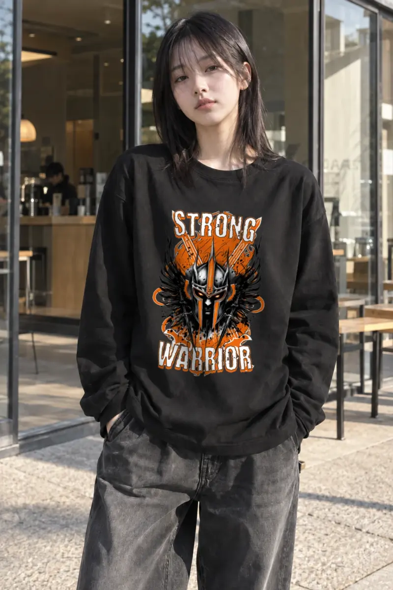 "Strong Warrior" Unisex Longsleeve T-shirt | Gildan 2400