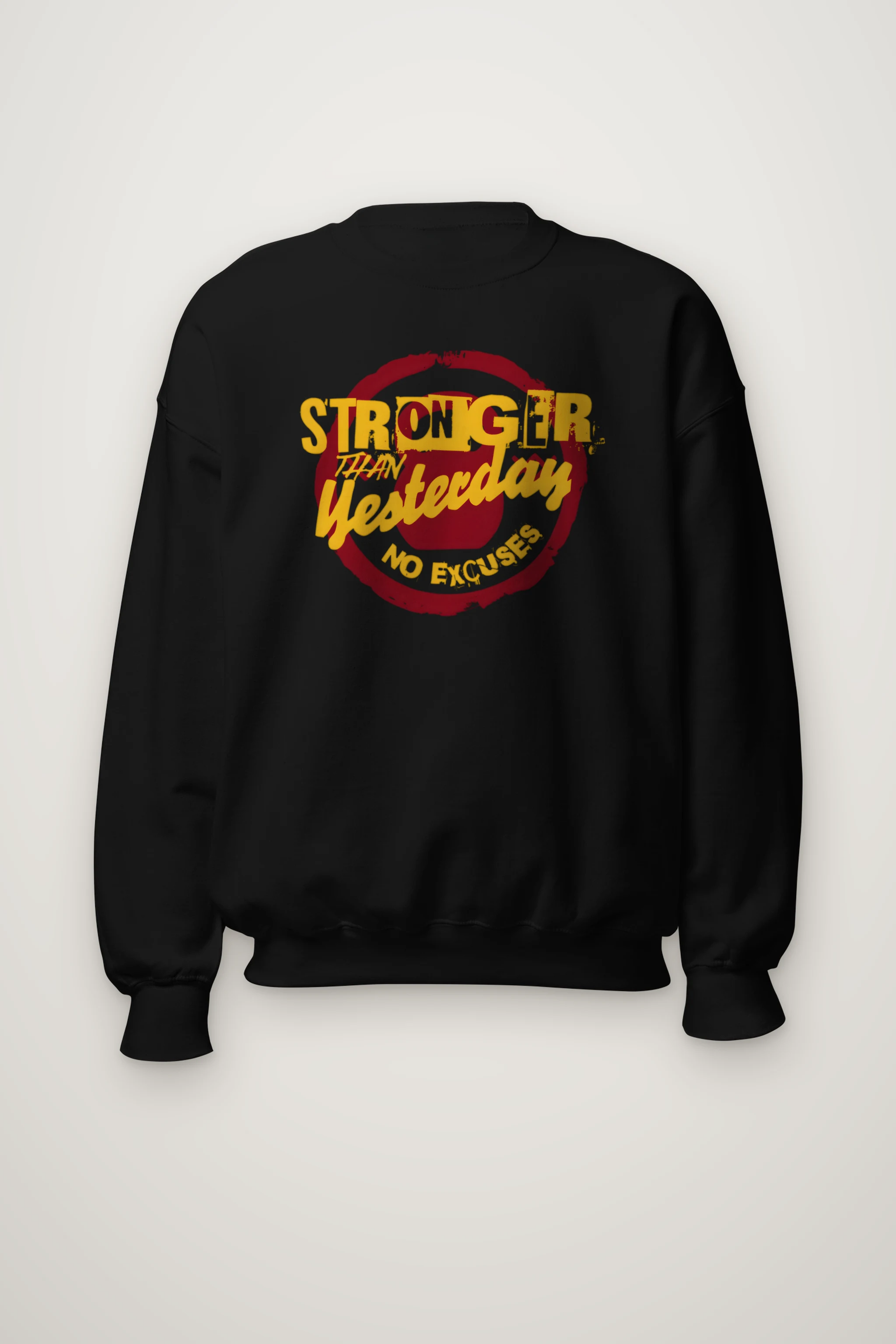 "Stronger Than Yesterday" Heavy Blend Unisex Crewneck Sweatshirt