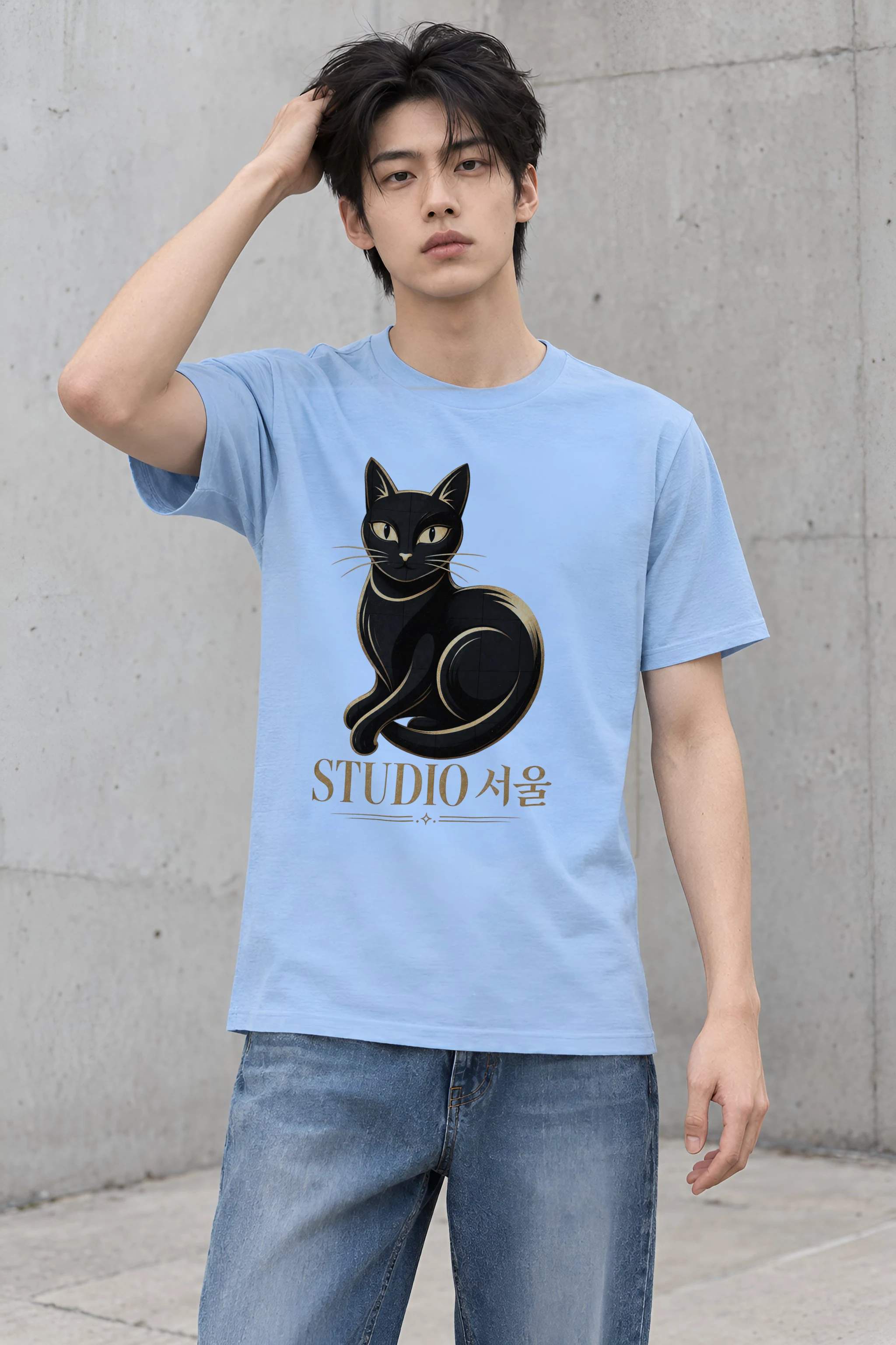 "Studio Seoul" Heavyweight Unisex Crewneck T-shirt
