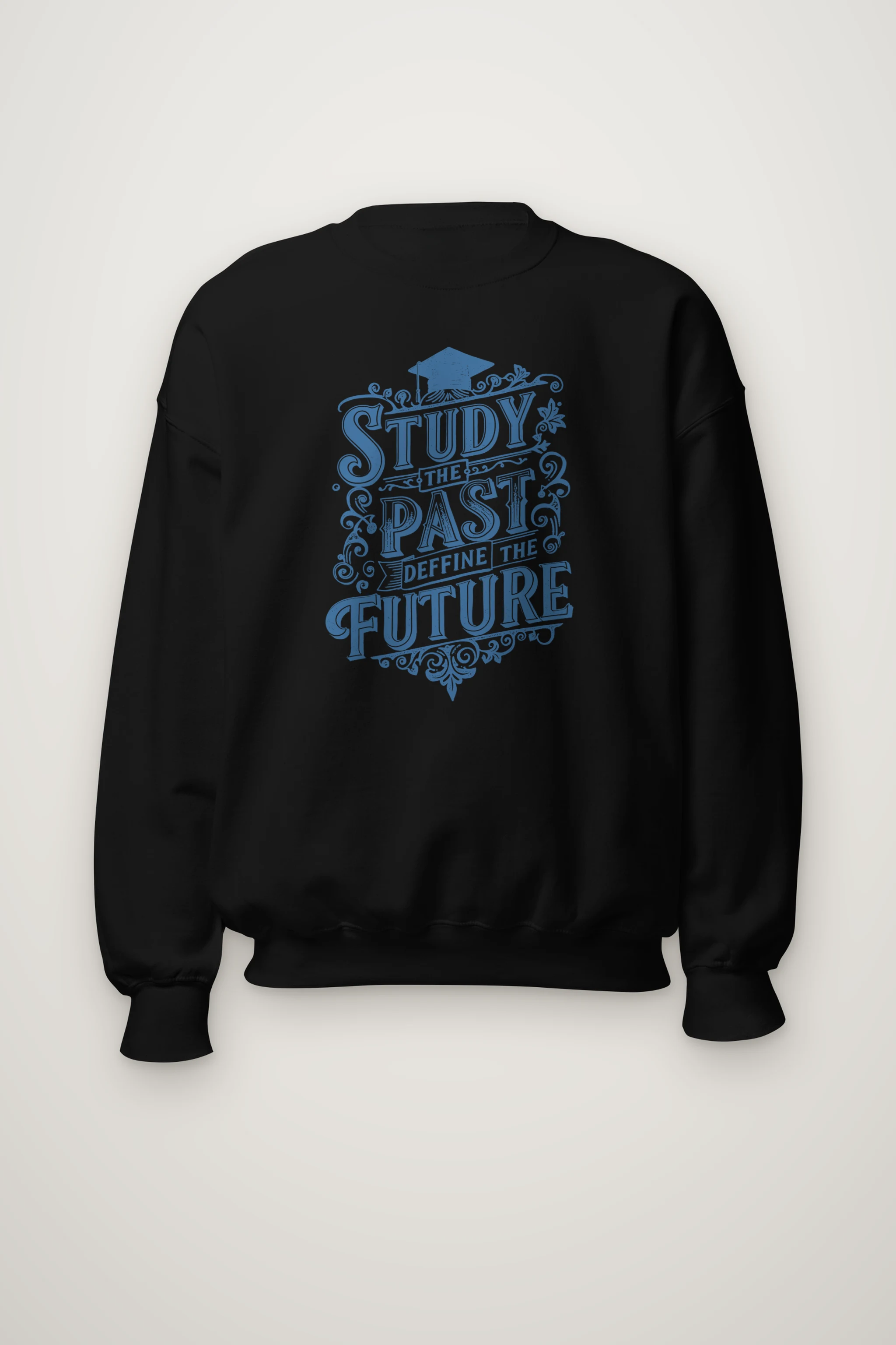 "Study The Past" Heavy Blend Unisex Crewneck Sweatshirt
