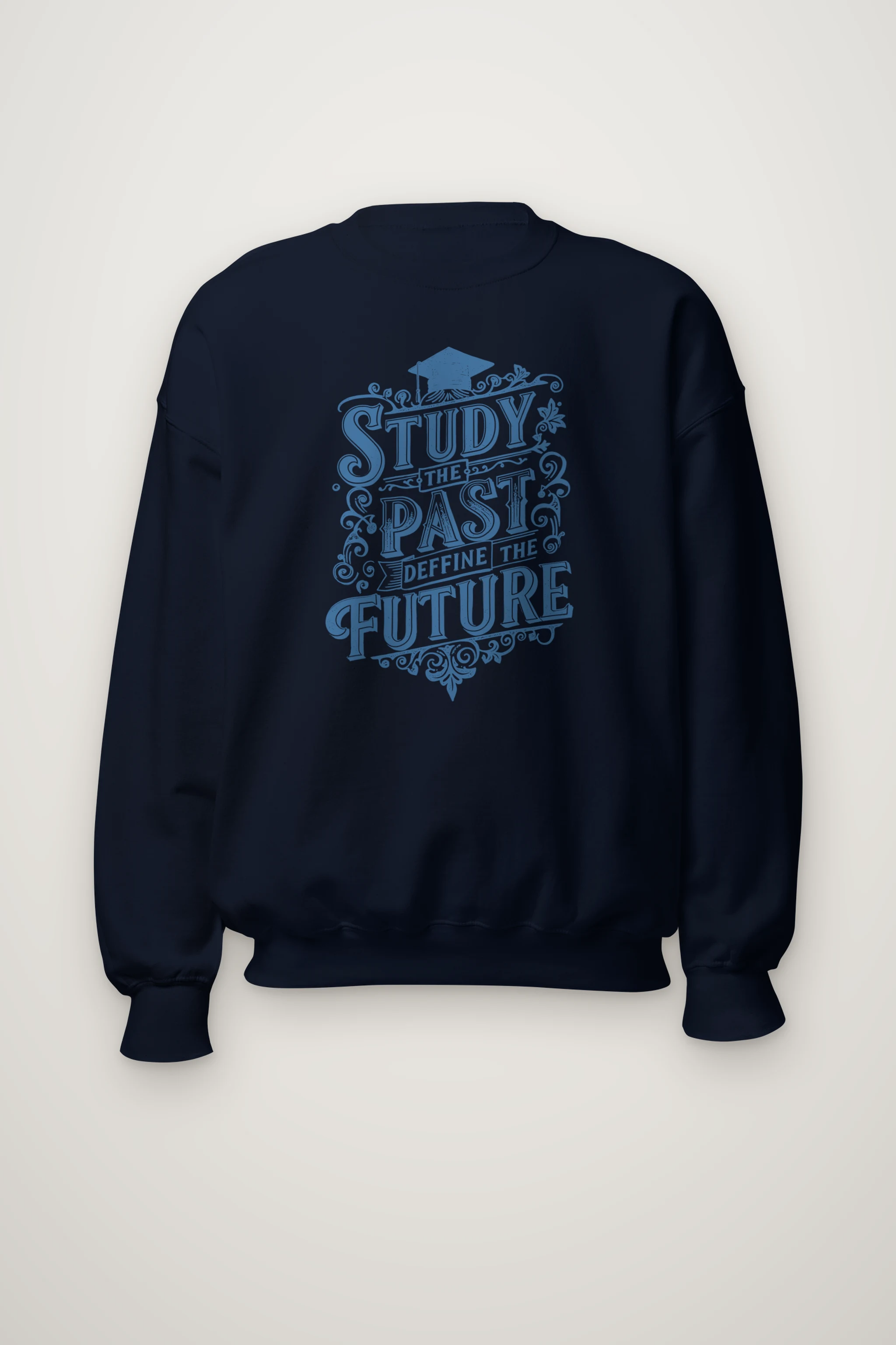 "Study The Past" Heavy Blend Unisex Crewneck Sweatshirt