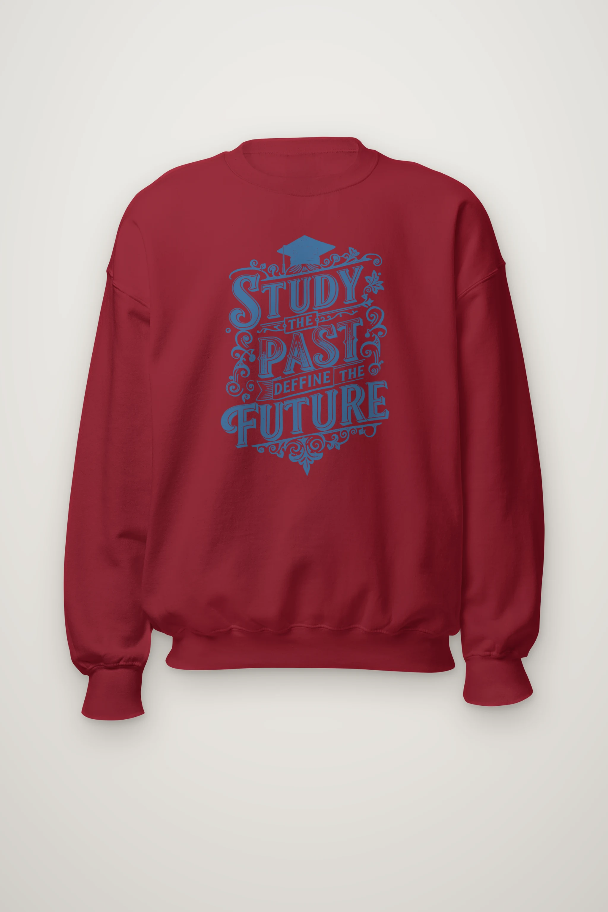 "Study The Past" Heavy Blend Unisex Crewneck Sweatshirt