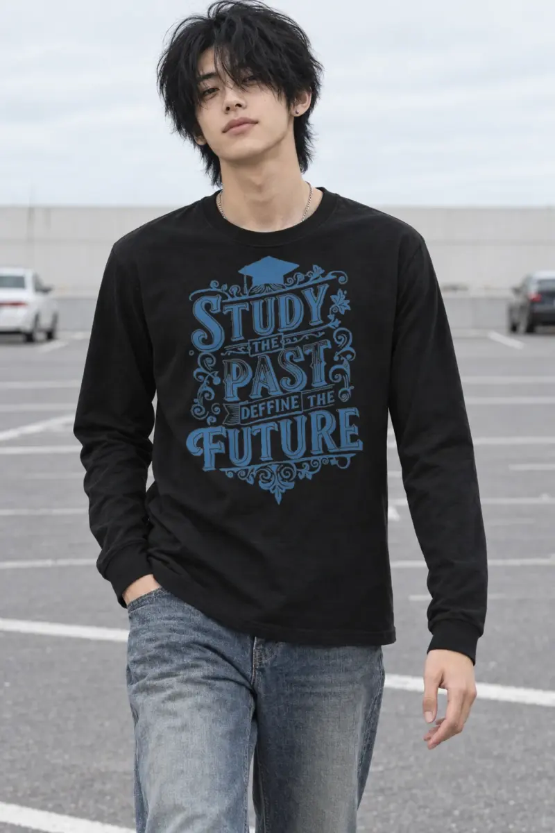 "Study The Past" Unisex Longsleeve T-shirt
