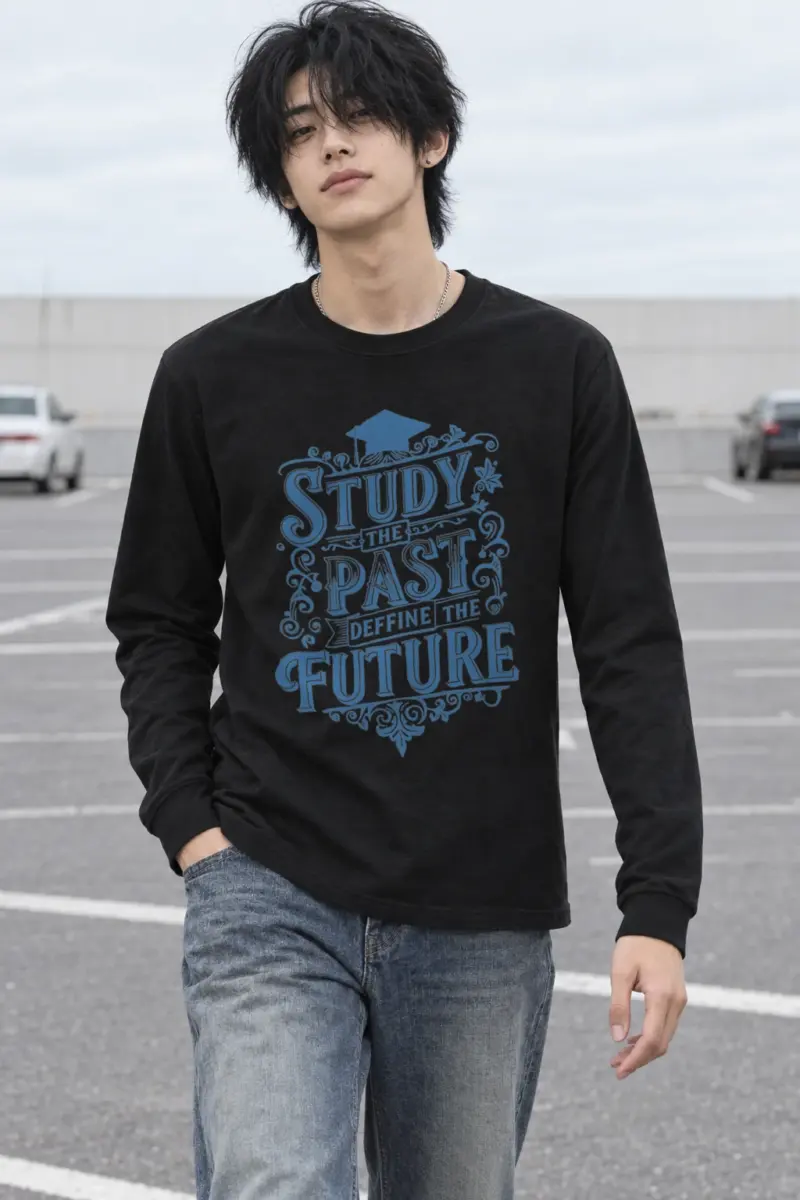 "Study The Past" Unisex Longsleeve T-shirt