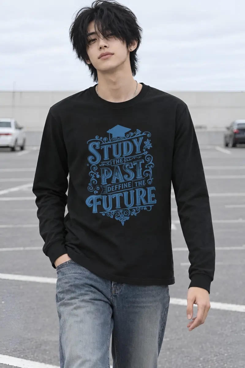 "Study The Past" Unisex Longsleeve T-shirt
