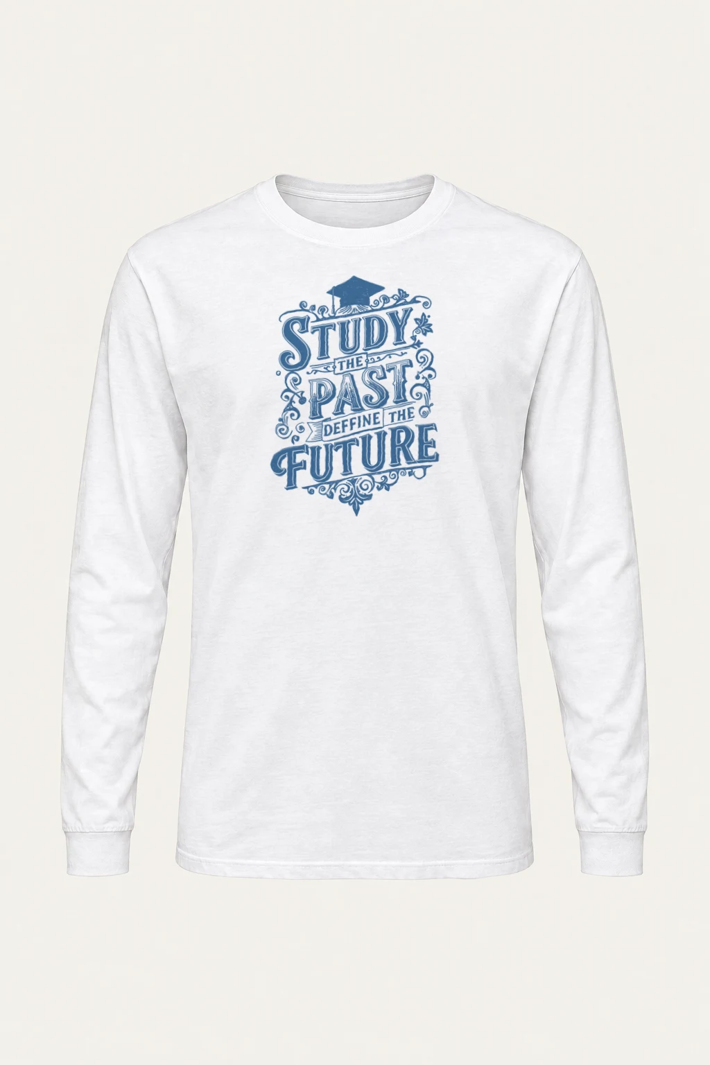 "Study The Past" Unisex Longsleeve T-shirt | Gildan 2400