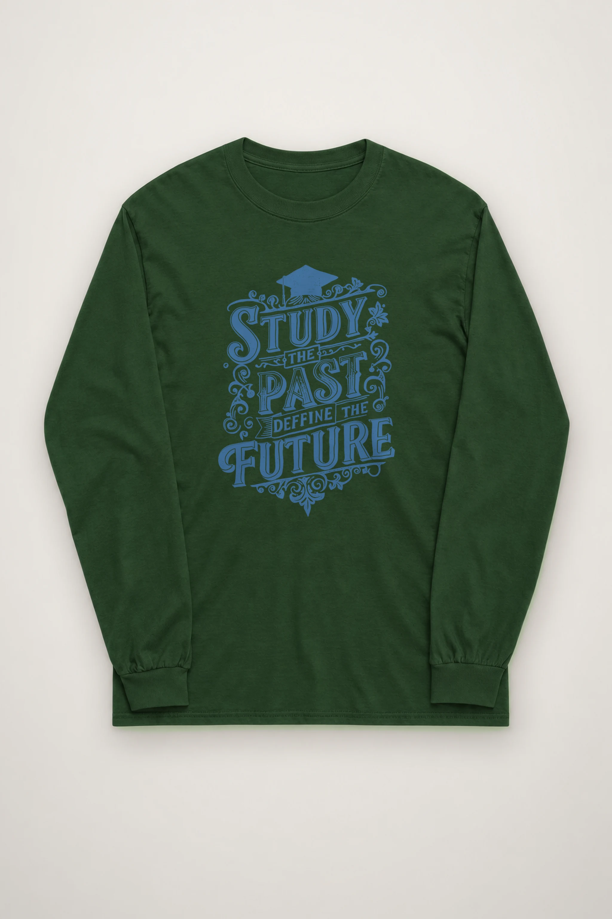 "Study The Past" Unisex Longsleeve T-shirt