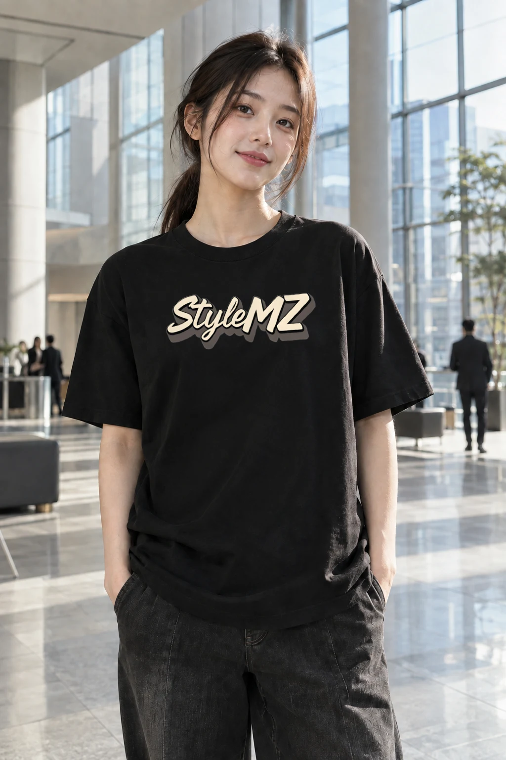"Style MZ Retro" Heavyweight Unisex Crewneck T-shirt | Gildan 5000