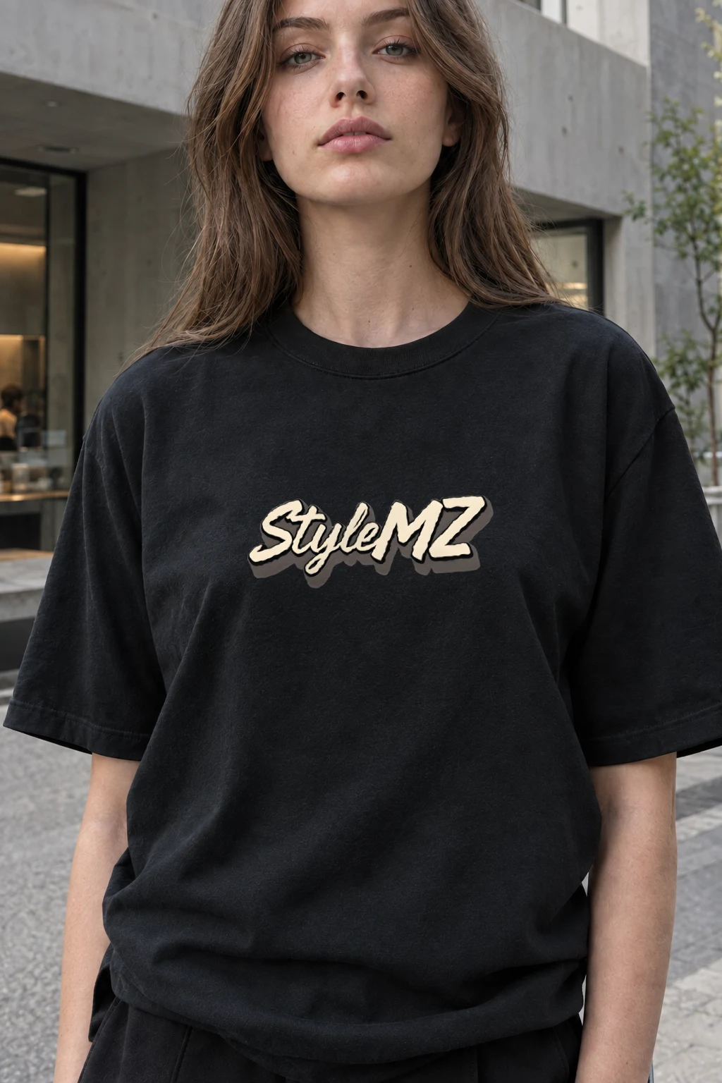 "Style MZ Retro" Heavyweight Unisex Crewneck T-shirt | Gildan 5000