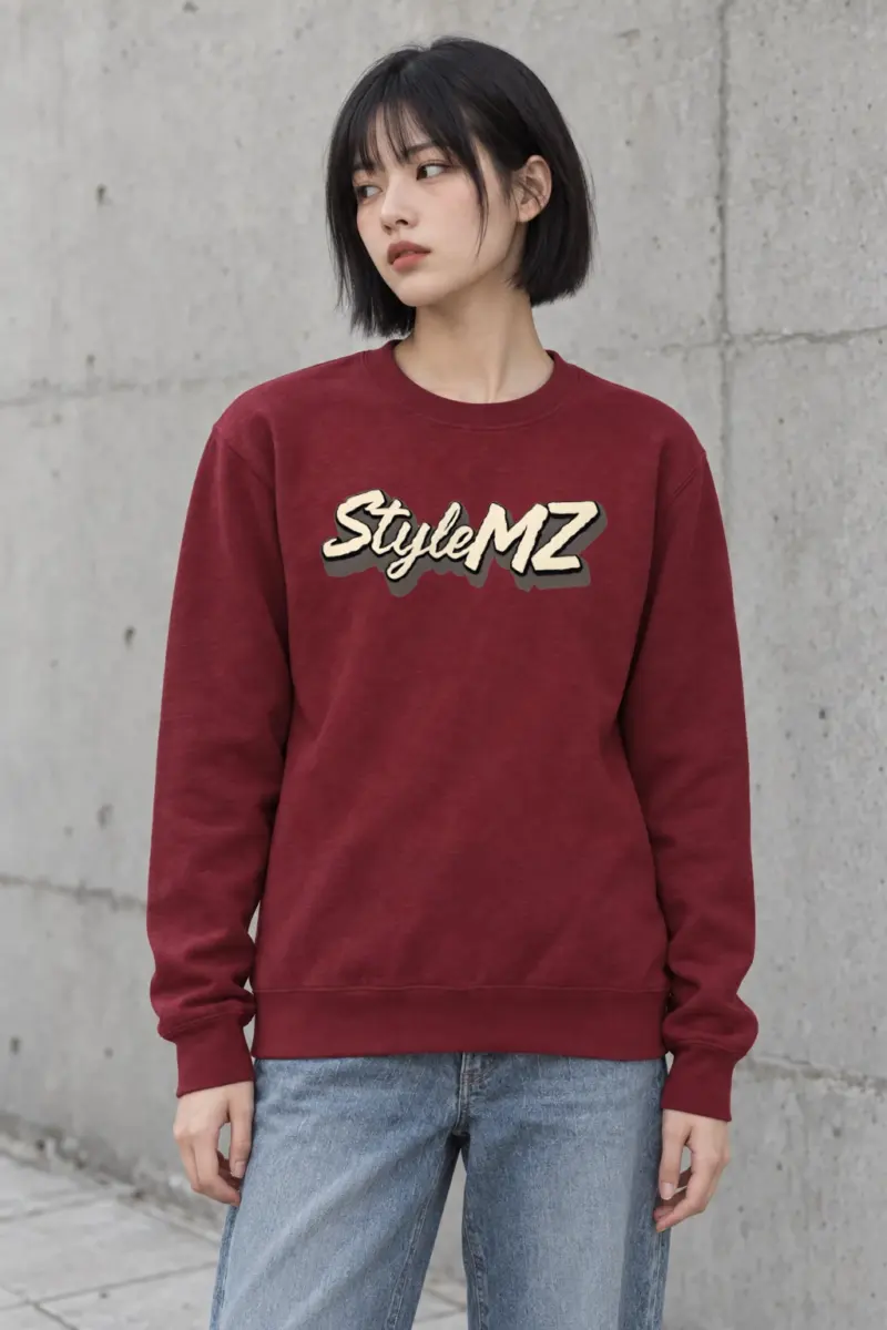"Style MZ Retro Type" Heavy Blend Unisex Crewneck Sweatshirt