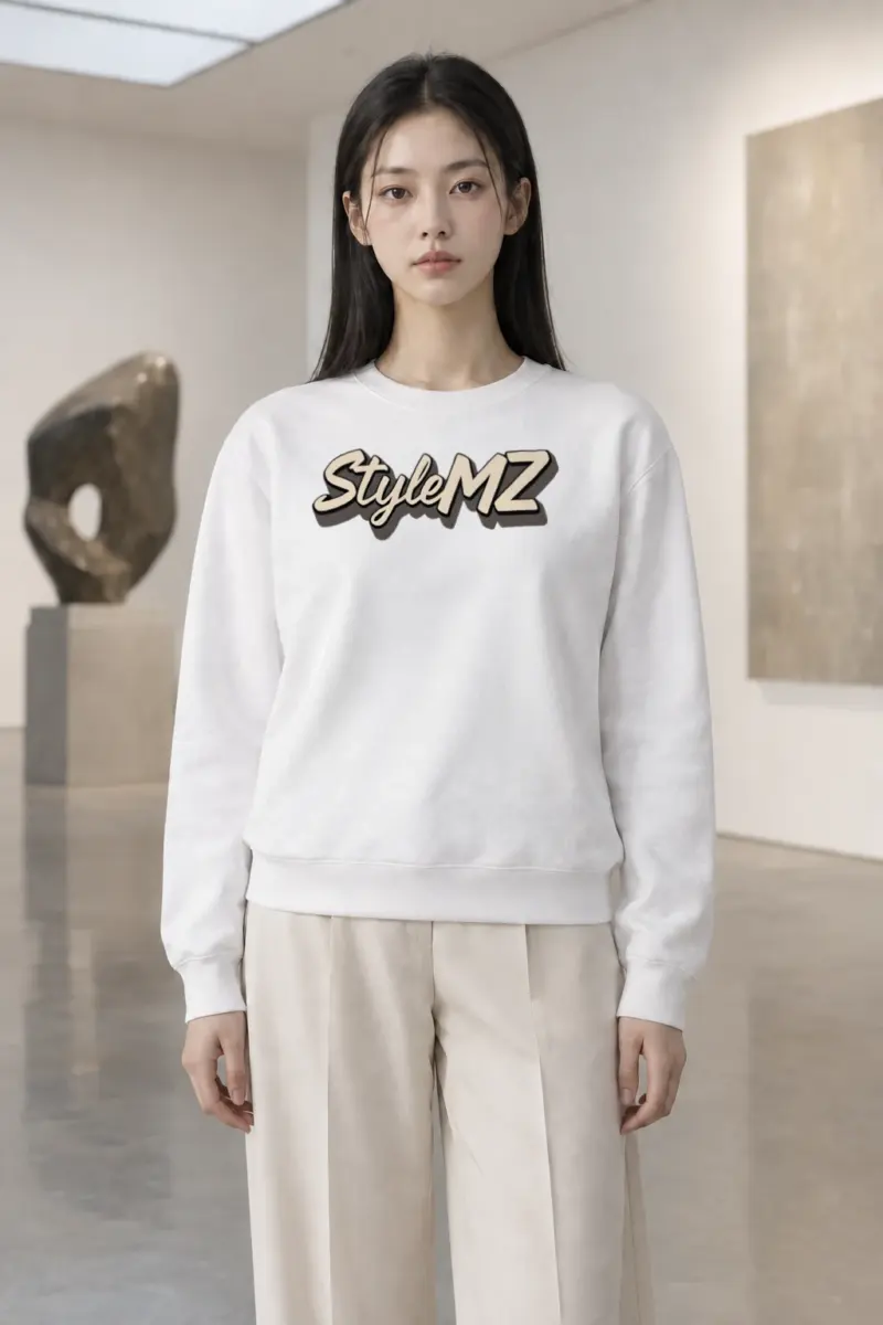 "Style MZ Retro Type" Heavy Blend Unisex Crewneck Sweatshirt | Gildan 18000