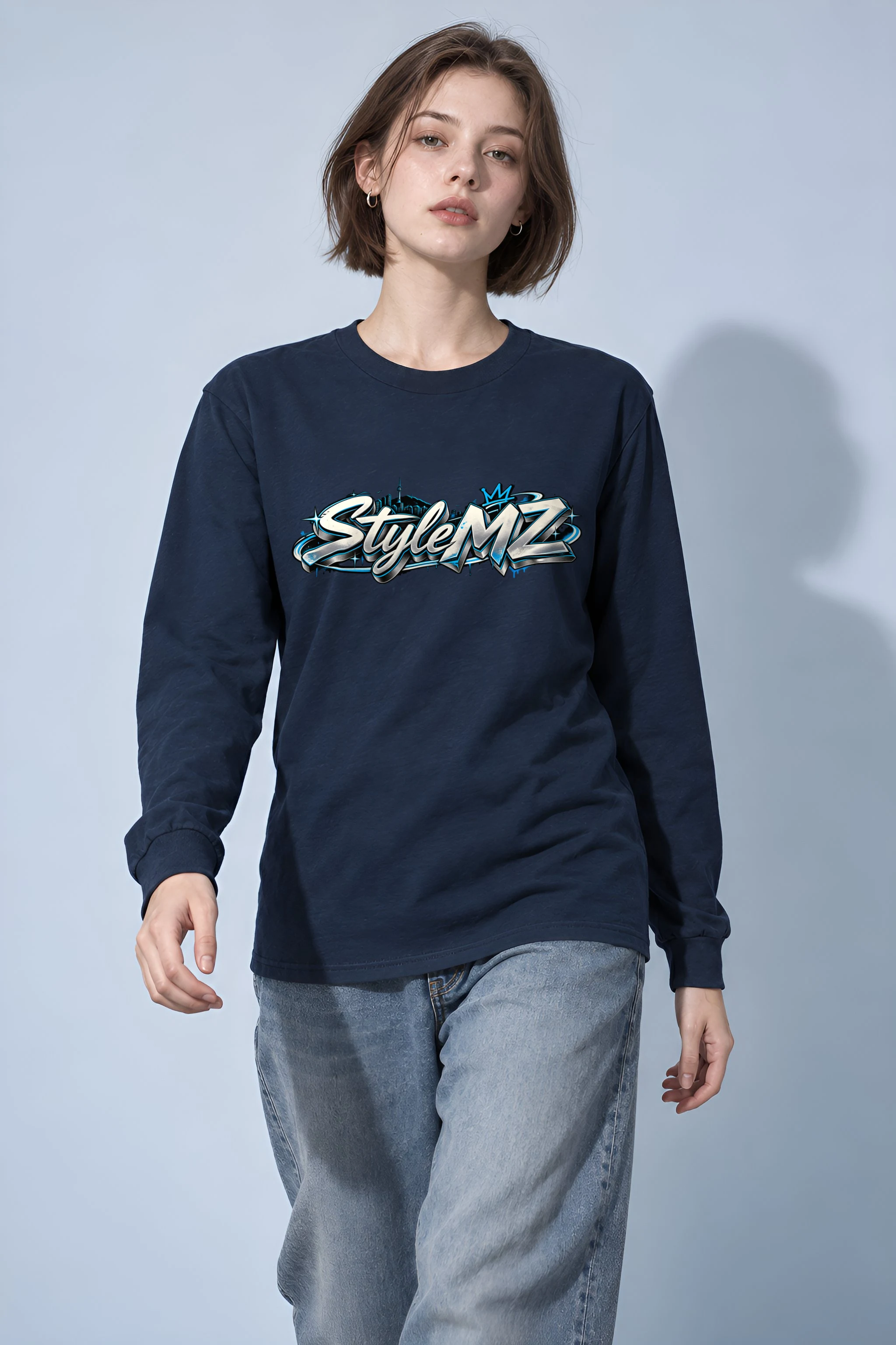 "Style MZ Graffiti Script" Unisex Longsleeve T-shirt