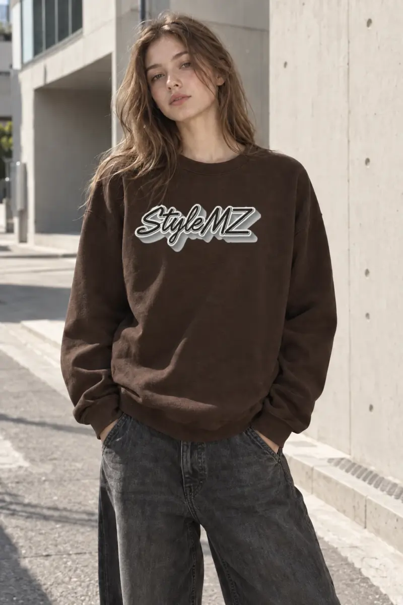 "StyleMZ Script" Heavy Blend Unisex Crewneck Sweatshirt | Gildan 18000