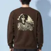"Stylish Train Journey" Heavy Blend Unisex Crewneck Sweatshirt