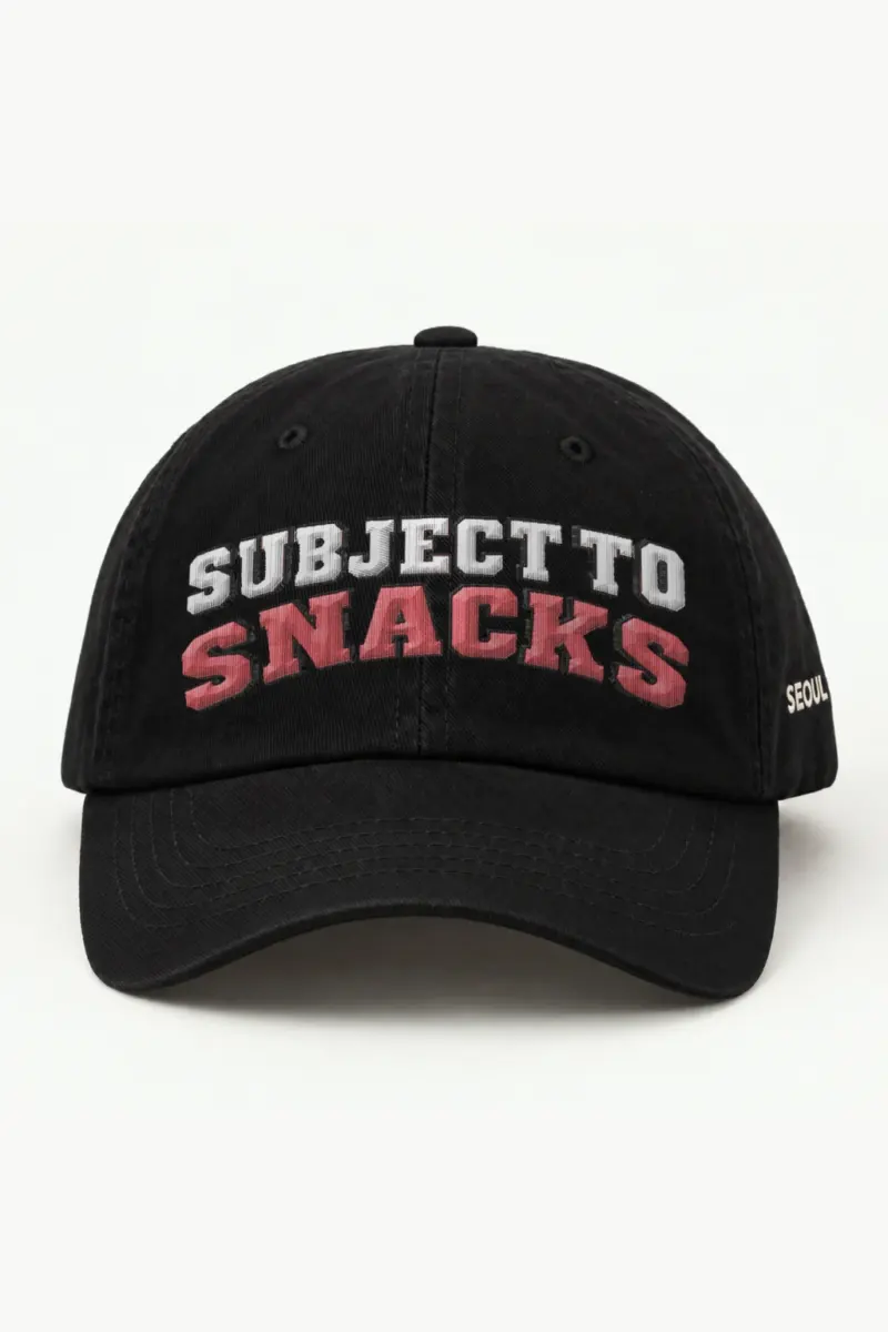 "Subject To Snacks" Classic Dad Hat · Embroidered