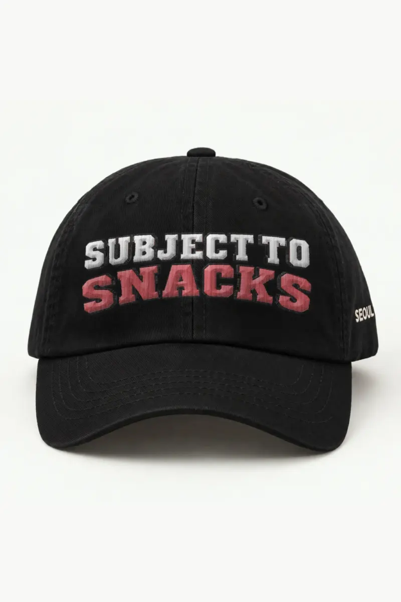 "Subject To Snacks" Classic Dad Hat · Embroidered