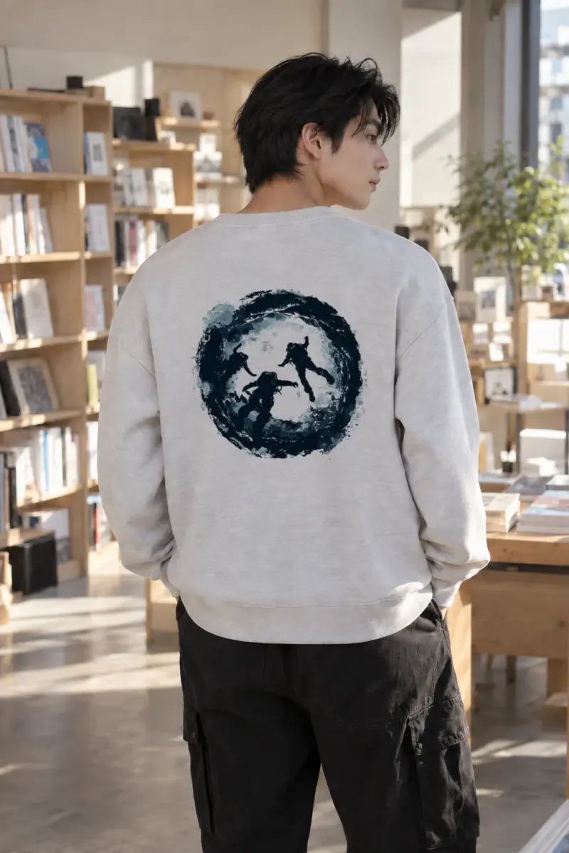 “Submerged Trio” Heavy Blend Unisex Crewneck Sweatshirt | Gildan 18000