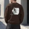 "Subway Reading" Heavy Blend Unisex Crewneck Sweatshirt | Gildan 18000