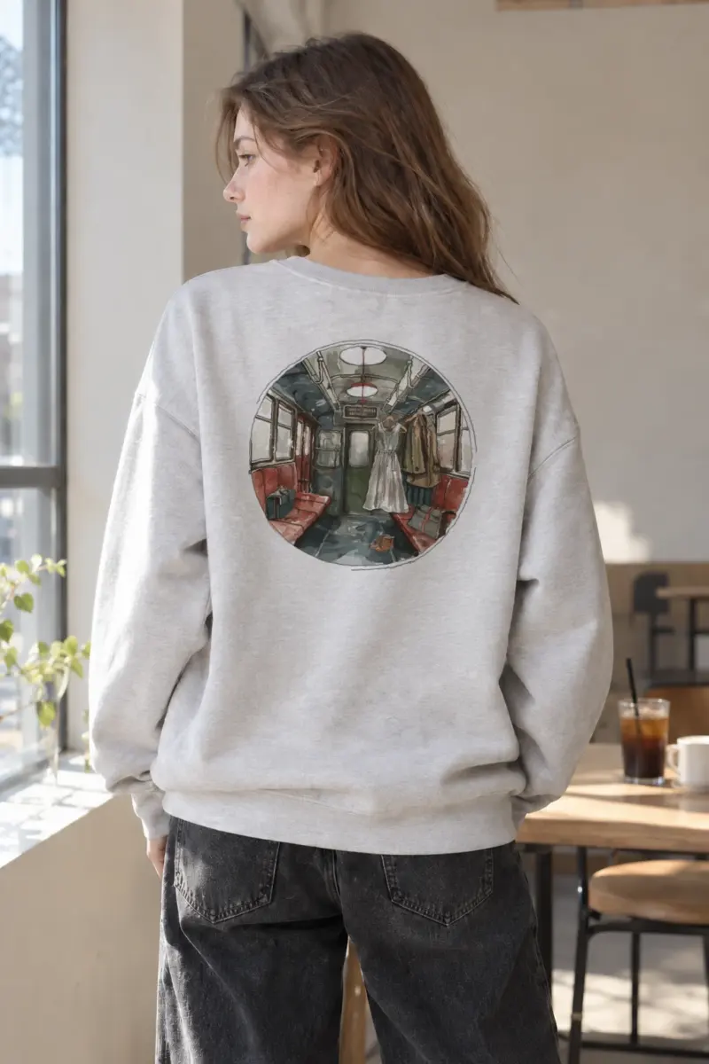 "Subway Still Life" Heavy Blend Unisex Crewneck Sweatshirt | Gildan 18000