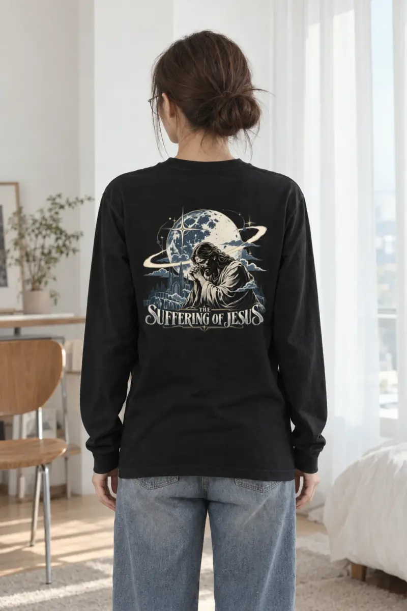 "Suffering Of Jesus" Unisex Longsleeve T-shirt