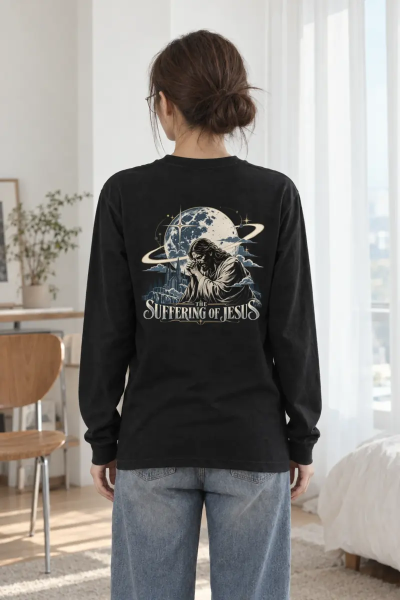 "Suffering Of Jesus" Unisex Longsleeve T-shirt